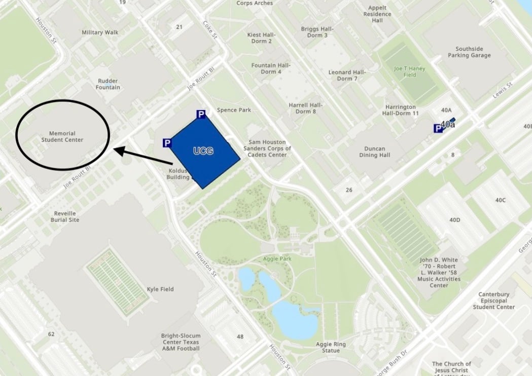 Safer Texas Event Parking Map Safer Texas Event Parking Map